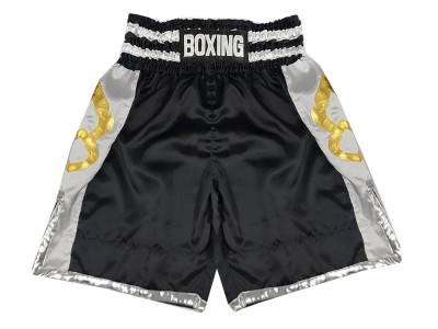 Pantaloncini da boxe personalizzati : KNBSH-029-Nero